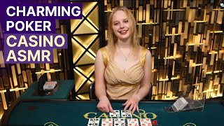 Unintentional ASMR Casino ♠️ Charming Poker Lady [upl. by Sallad]