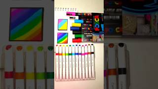 POSCA MARKERS Art shorts ytshorts satisfying sprctrum posca poscamarkers poscapens brushpen [upl. by Goldwin209]