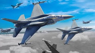 US Squadron Enhances Ukraines F16 Electronic Warfare Capabilities for Future Air Defense [upl. by Esilanna]