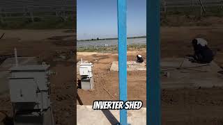 ICR inverter Shed shed engineering civilengineering column purlin ytshorts shorts [upl. by Aneahs]