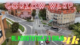 Gorzów Wielkopolski Al Konstytucji 3 Maja 05102024 Dron [upl. by Ynner]