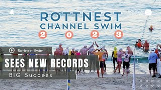 Unprecedented Success Rottnest Swim Sees New Records Across the Boardquot Rottnest Swim Channel [upl. by Ynahirb]