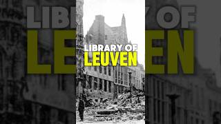 Library of LouvainBelgium history unconventionals library shorts [upl. by Ielarol528]