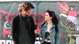 Ville Valo HIM interview  Download Festival 2013 [upl. by Bonis114]