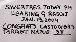 Swertres hearing January 13 2024 amp result [upl. by Harlin]