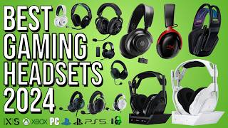 BEST GAMING HEADSETS 2024  TOP 5 GAMING HEADPHONES of 2024 PC PS4 PS5 XBOX ONE SERIES X amp S [upl. by Reppep]