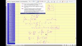 How to find angular acceleration in Rigid Body Motion Example 2 CH 16 Part B [upl. by Sella]