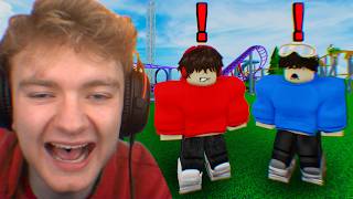 I Snuck Into A KIDS ONLY Roblox Server [upl. by Enywtna]