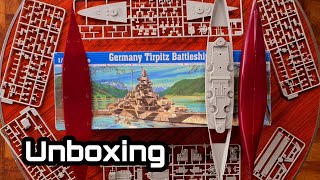 1700 Trumpeter DKM Tirpitz Unboxing [upl. by Ahsirek]