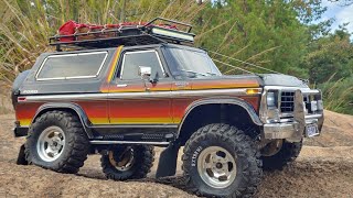 Trx4 Ford Bronco 1979  Rock Crawling [upl. by Alahcim]