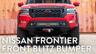 Nissan Frontier Front Blitz Winch Bumper Install [upl. by Alyehc416]