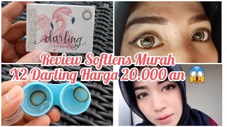 Review Softlens X2 Darling ll Softlens murah harga Rp 20000 an [upl. by Ardnuhs84]