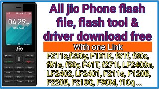 All jio Phone flash file flash tool driver download here [upl. by Albion702]