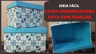 Como Fazer uma Linda Caixa de Presente de Papel  Tutorial de Origami [upl. by Ennalorac]