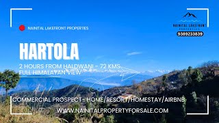 PLOT FOR SALE IN MUKTESHWAR HARTOLA NAINITAL SMALL PLOT FOR SALE UNDER 20 LAKH WITH FULL VIEW [upl. by Etnad]