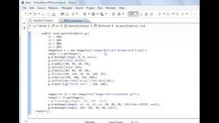 Java programming part 97 Graphics  Java Image Manipulation 5 [upl. by Atteve259]