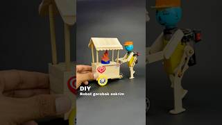 Diy kreatif robot gerobak eskrim unik bertenaga diy creative toys kreatif mainan idea unik [upl. by Dray]