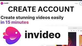 How to Create Account on InVideo 2023  Create FREE InVideo account [upl. by Meier]