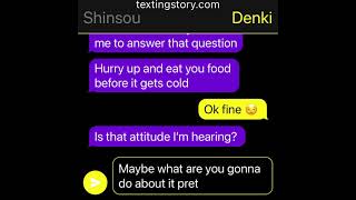 ShinKami texting story part 1 [upl. by Harriott]