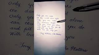 The Platters amp Tony Williams Only You lyrics latest lyrics [upl. by Elfrida49]