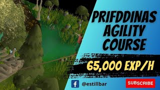 Prifddinas Agility Course OSRS  65000 Exph 💯 [upl. by Jayne]