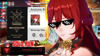 Himeko SOLO RUN Conundrum Lv 12  SU Gold and Gears [upl. by Cliffes1]