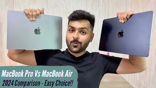 MacBook Air vs MacBook Pro Full Comparison In 2024 [upl. by Nylavad668]