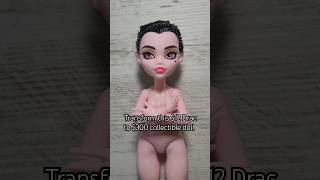 Transform 12 Draculaura to 300 custom collectible doll ✨️ monsterhigh dolls ooak barbie bjd [upl. by Collete]