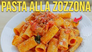 How to Make PASTA ALLA ZOZZONA  The Cousin of Carbonara who Likes Red Sauce [upl. by Jule]