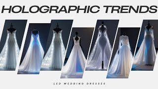 Iridescent I Dos Mesmerizing Holographic Wedding Dresses Unveiled [upl. by Hgierb]