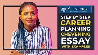 UPDATED CHEVENING Career Plan Essay [upl. by Etz]