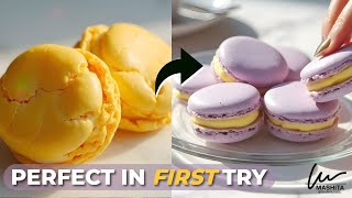 Foolproof Macarons Recipe  No Cracks or Hollows [upl. by Alac]