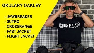 OKULARY OAKLEY JAWBREAKER SUTRO CROSSRANGE FAST JACKET FLIGHT JACKET [upl. by Arjan684]