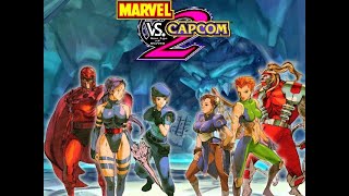 Jill amp Psylocke amp Magneto vs Chun Li amp Marrow amp Omega Red  Marvel vs Capcom 2 New Age of Heroes [upl. by Addi442]