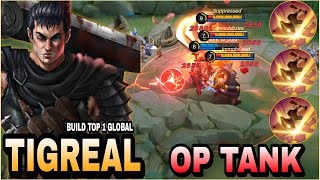 Tigreal Best Build 2023  Auto Victory  Build Top 1 Global Tigreal  MLBB [upl. by Eiramanel]