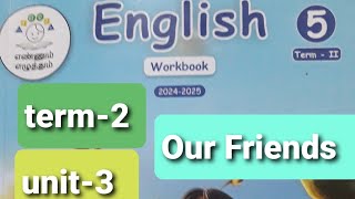 5th stdEnglish work bookclass 5unit 3 ennum ezhuthum [upl. by Inotna293]