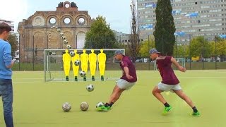 AMAZING Free Kick Training Free Kicks Goal l Knuckleball I Free kick Skills schusstechnik [upl. by Yllier]