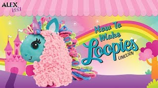 How To Make Loopies Unicorn  Instructional Video [upl. by Jennee]