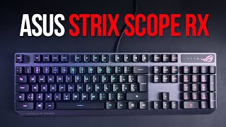 Asus Strix Scope RX ROG RX Red  Sound Test Comparison Different Keyboards [upl. by Corrianne]