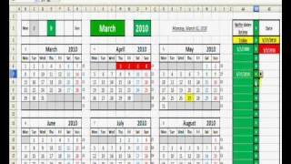 OpenOffice Calc Calendar [upl. by Elok182]