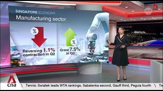 Singapore economy beats expectations to grow 41 in Q3 as manufacturing rebounds [upl. by Nosak]