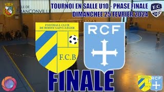 DIMANCHE 25 FEVRIER TOURNOI U10 EN SALLE DU FC FRANCONVILLE PHASE FINALE [upl. by Adnauq]