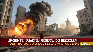 Ataque Aéreo Israelense Devasta Quartel General Secreto do Irã no Líbano [upl. by Hooke]