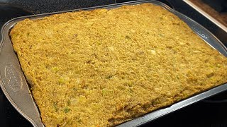 Grandma’s Secret For The BEST Southern CORNBREAD DRESSING  How to Make Dressing for the Holidays [upl. by Tollmann267]