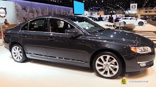 2015 Volvo S80 T6 AWD  Exterior and Interior Walkaround  2015 Chicago Auto Show [upl. by Ferrick]