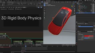 Blender 42 Rigid Body Physics and Inertia Tensors [upl. by Aseen]