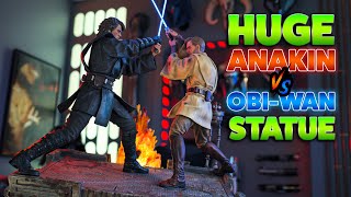 EPIC Star Wars Statue ANAKIN VS KENOBI The Force is Strong With This One [upl. by Josee985]