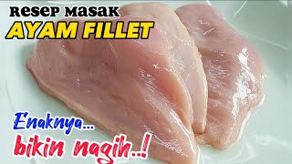 COBALAH RESEP INI cara masak dada ayam fillet  masakan taiwan sehari hari [upl. by Malvia]