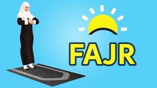 How to pray Fajr for woman beginners  with Subtitle [upl. by Aiuqenehs]