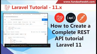 Laravel 11 rest api tutorial  How to make rest API in Laravel 11  Laravel 11 API CRUD from Scratch [upl. by Cassey886]